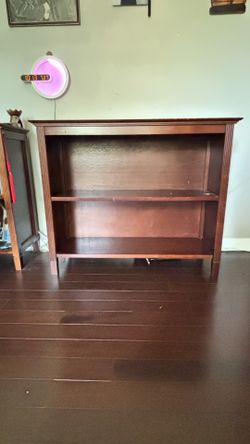 Matching Dark Wood Bookshelves – $50 Each or Both for $75