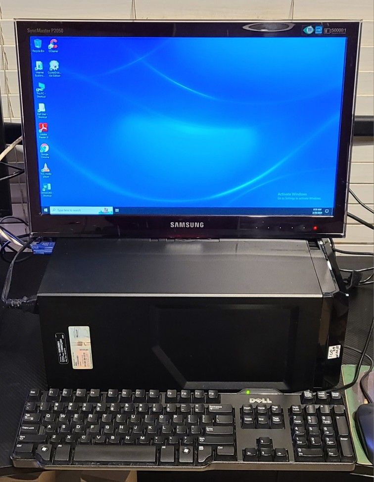 DELL VOSTRO 230 Complete 🖥 Windows 10 - C2D * DVD📀 , VideoCard usb-Wi-Fi 🔌 Work Excellent ✔️