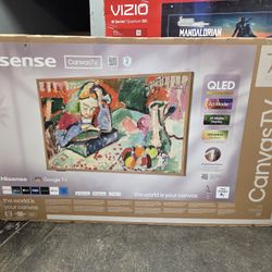 75” Hisense Smart 4k Canvas Tv 