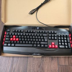CyberPowerPC Multimedia Gaming Keyboard - Tactile Membrane - Like New in Box