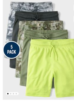 Boys Active Shorts 5Pack