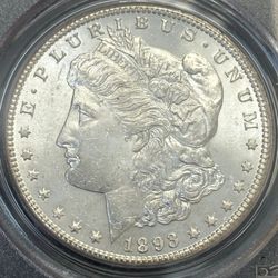 1893 CC MORGAN SILVER DOLLAR CARSON CITY MINT KEY DATE RARE COIN