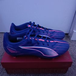 9.5 Mens Puma Ultra 5 Play FG/AG Purple