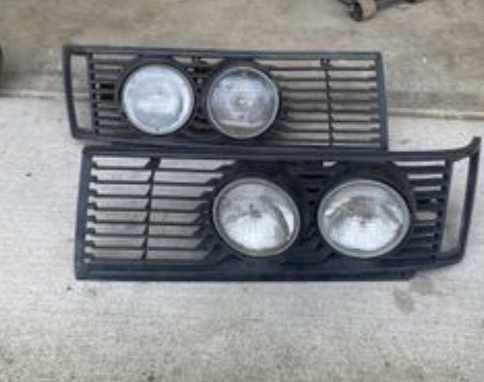 1980 BMW 320i E21 headlights