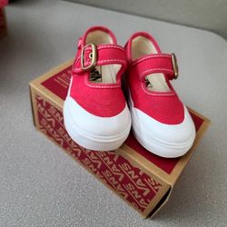 7C Vans Mary Jane Toddler Girl Shoes