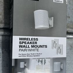 Never Used ! Wireless Speaker Wall mounts 