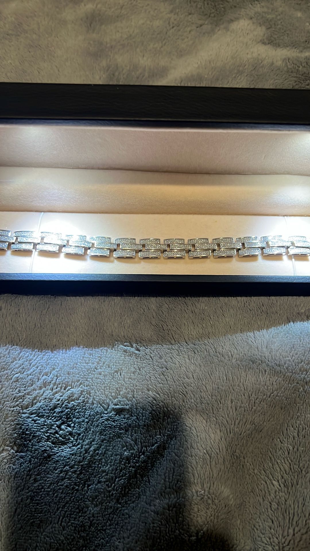 Silver Diamond Bracelet