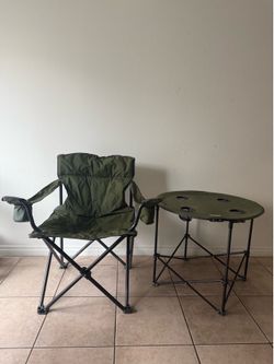 Camping chair and Table