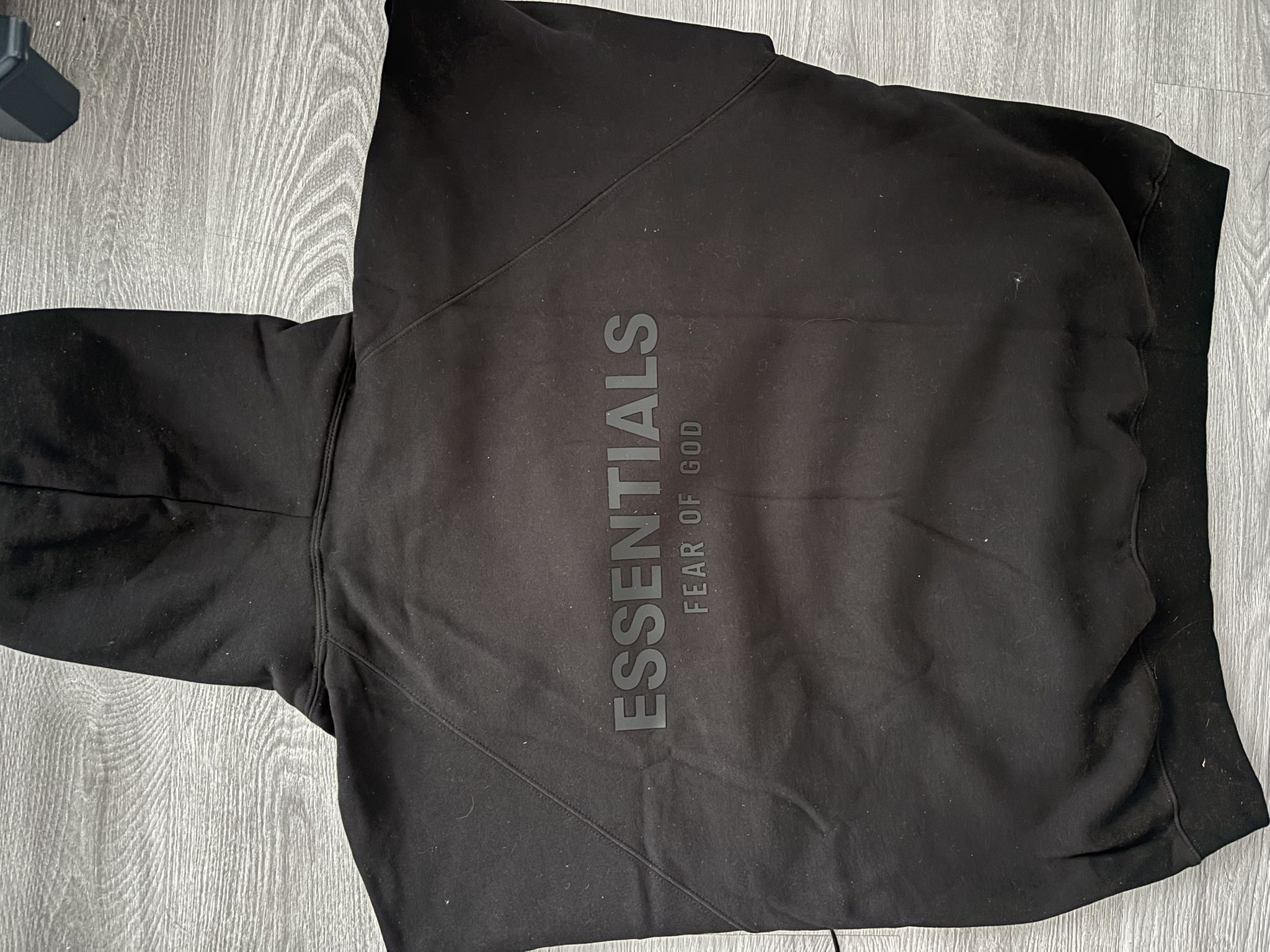 Black Essentials hoodie