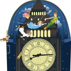 *NEW* Loungefly Peter Pan ✨ Glow In The Dark Clock Backpack