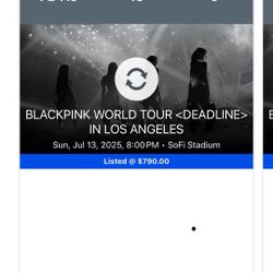 blackpink FLOOR SEATS SOFI THIS SUNDAY (3) $500 EACH