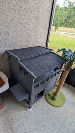 Outdoor Cat house outdoor cat condo