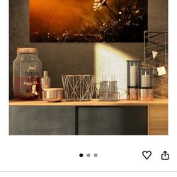 Large 32x16 White Wildflower Canvas at Sunset 🌅 | Rain-Kissed Floral Wall Art | Brand New Sealed
