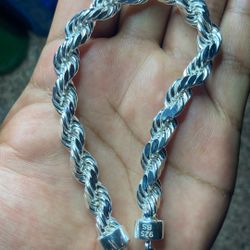 ROPE BRACELET 925 plata esclava