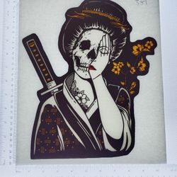 Iron On Heat Transfer  Good For T-shirts Sweaters Jackets T Shirt Design Size Is About 12x10 #381