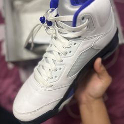 Jordan Air Jordan 5 Retro White Dark Concord Black DD0587-141 2022 Sneaker