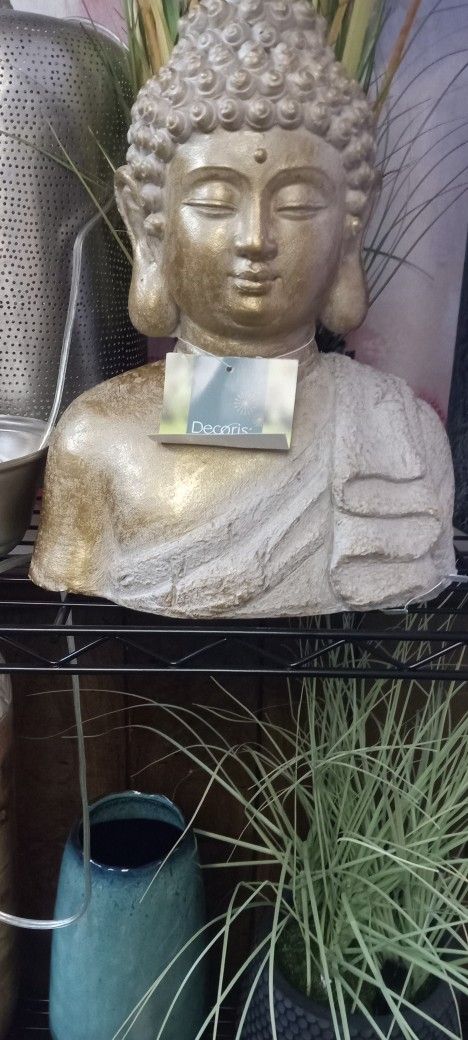 New Detailed Resin Buddha Statue High Quality Great For Peace Areas In The Home
