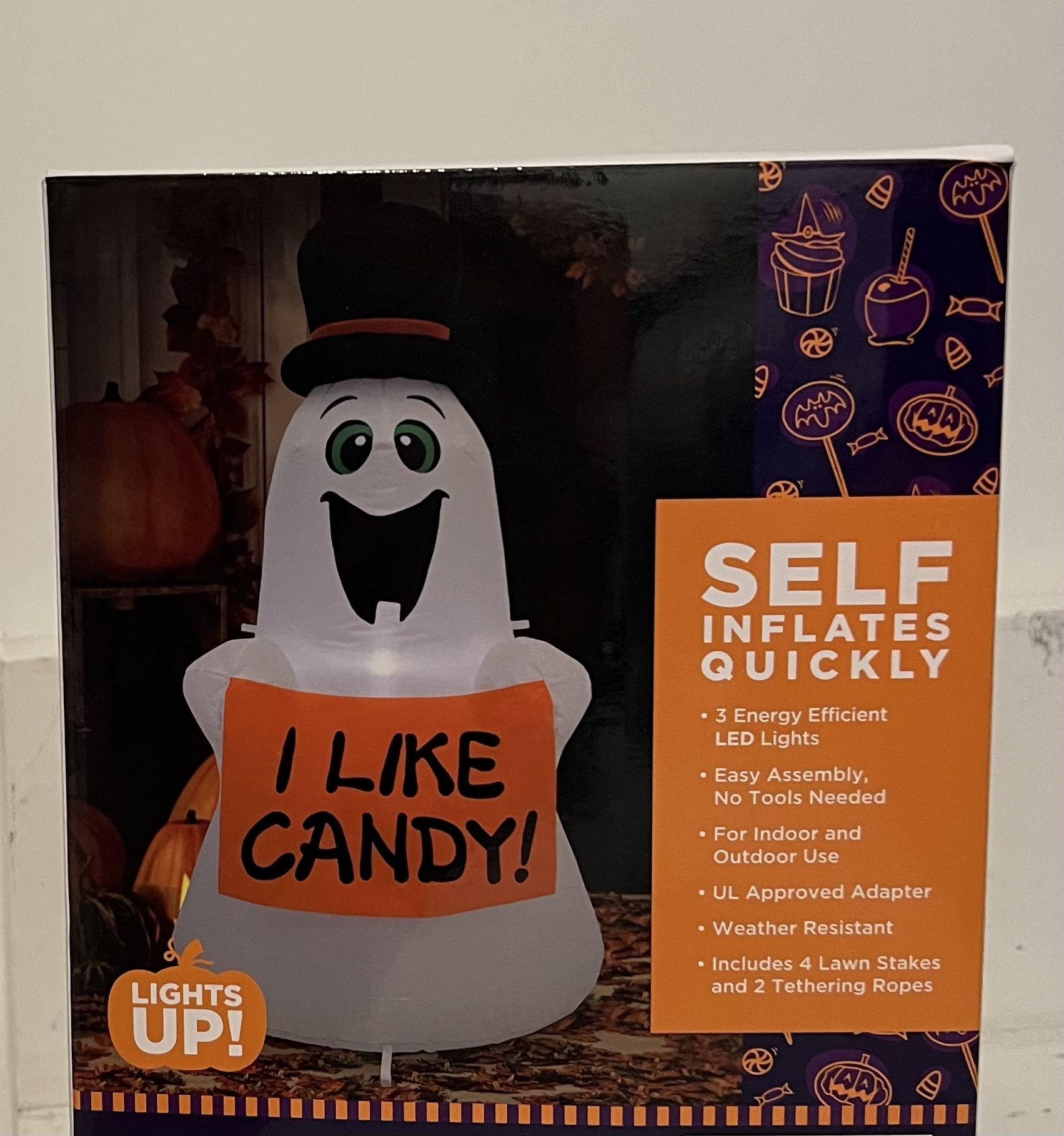 4FT Light Upđź‘»inflatable GHOST