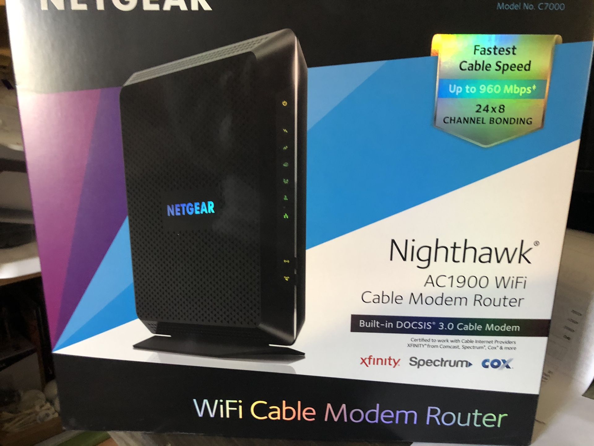 Brand New!!! Wifi cable modem router