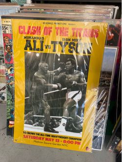 Muhammad Ali versus Mike Tyson Poster 24 x 36