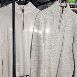 5 Sweaters and 2  dressing sweaters