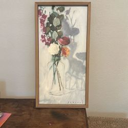 Framed Wall art,  floral