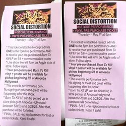 Social Distortion Amoeba