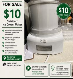 Cuisinart Ice Cream Maker