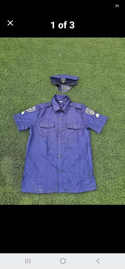 Police Costume Shirt and Hat Set- misc. Halloween Costumes