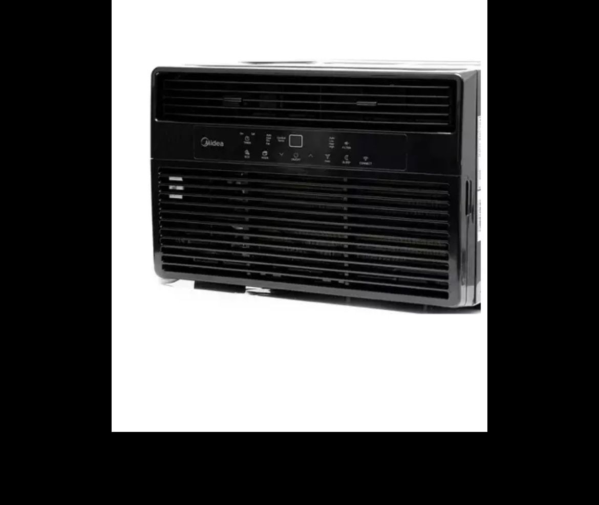 Midea 10,000 BTU 115V Smart Window AC with Comfort Sense Remote, White, MAW10S1WWT-T