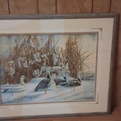 A.D. Fields Framed Art Work