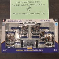 2025 Panini Prizm Costco Exclusive WNBA Bundle PANDORA PRIZM Bonus Pack.