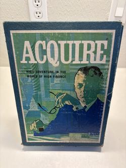 Acquire High Finance Bookshelf Board Game - Vintage 1968 from 3M (Complete/MINT)