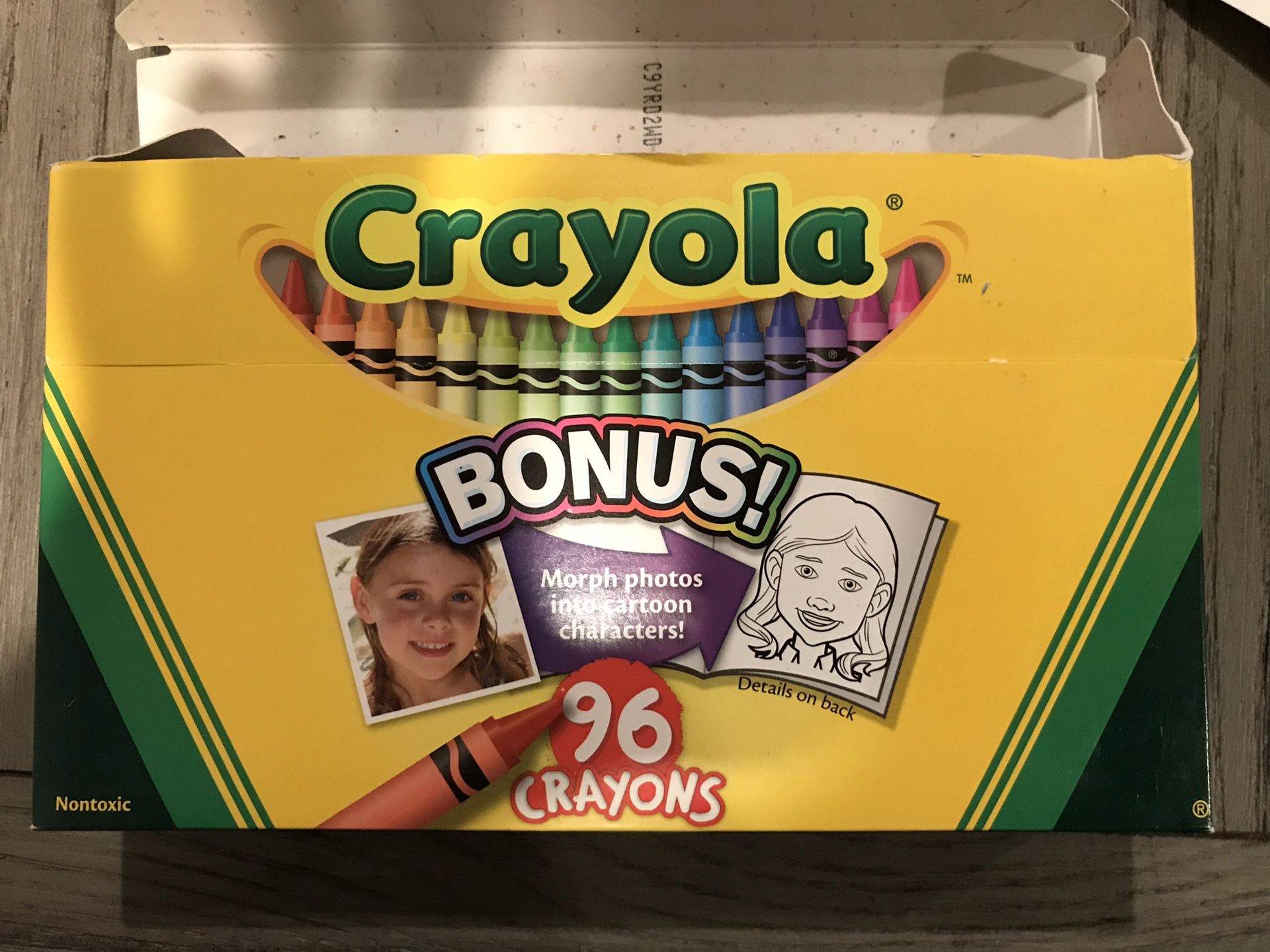 96 crayons+ 12 oil pastels
