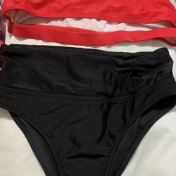 High Rise Bikini Bottom Set