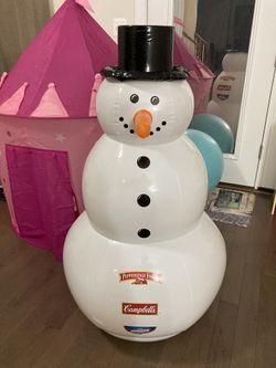 [Brand new] $10 Snowman balloon with repair kit. Only 4 available!!!