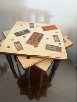 Mid Century End Nesting Tables
