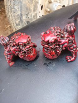 Vintage Chinese foo dogs