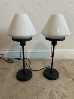 Pair of IKEA Alvangen Table Lamps