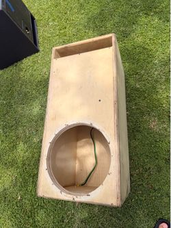 12” subwoofer birch wood box