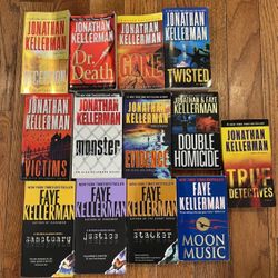Jonathan Faye Kellerman Book Lot Alex Delaware Paperback Novel Random Titles 13