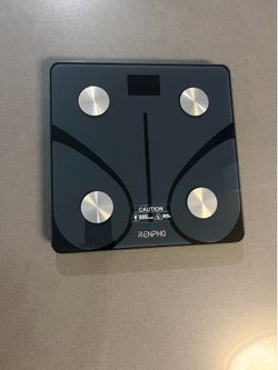 Scale Digital Sleek Glass Bluetooth Syncs with Phone