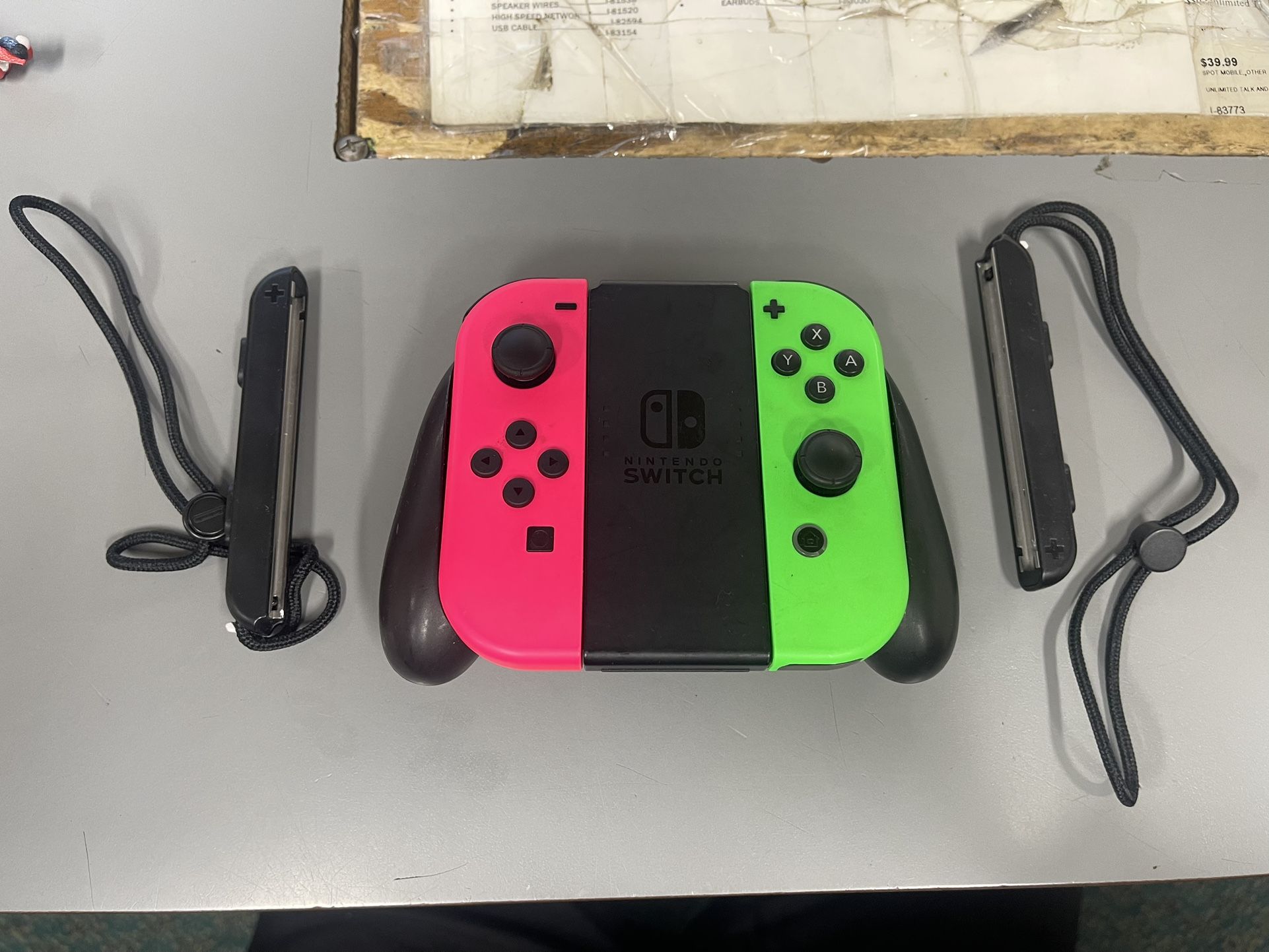 CONTROLLER, ELECTRONICS NINTENDO PINK GREEN SWITCH CONTROLLER