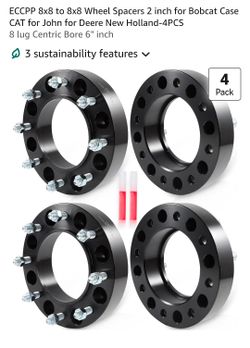 8x8 wheel spacers