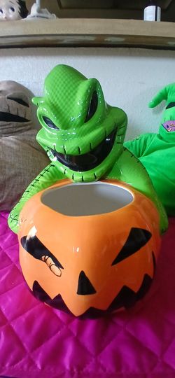 Oogie Boogie Plush Stuffed Toys and candy bowl