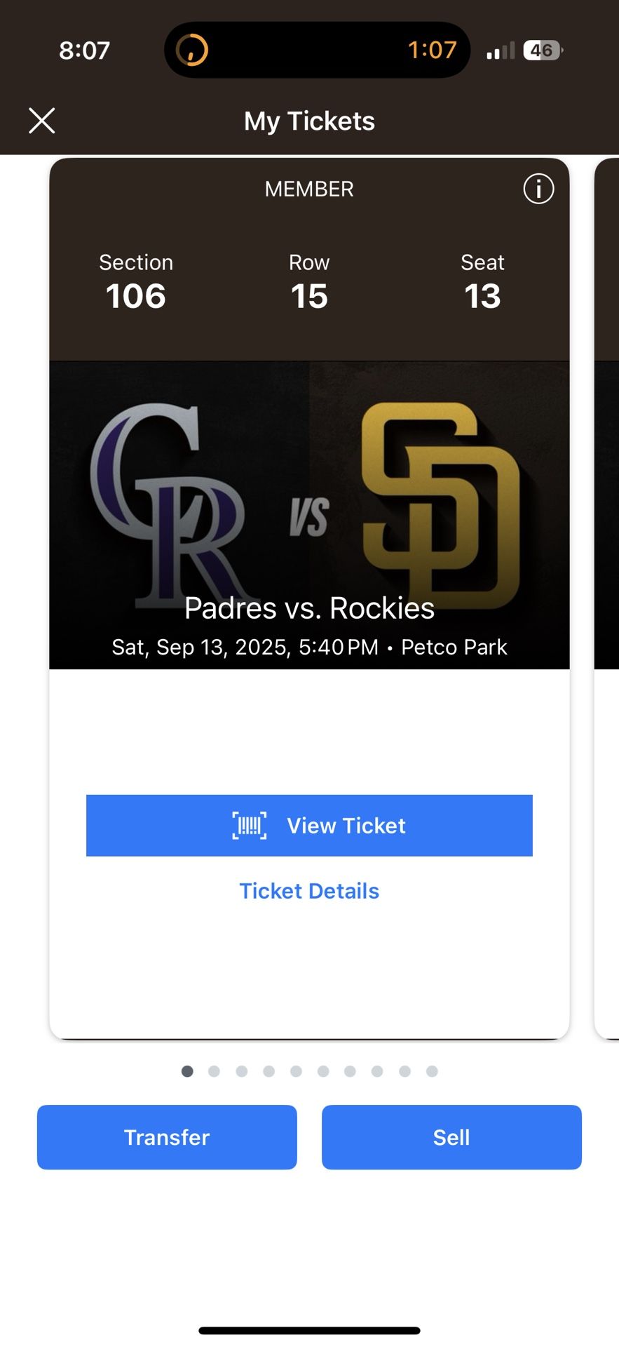 Padres Tickets