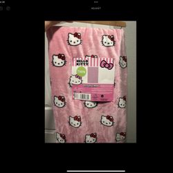 New Hello kitty  throw blanket 