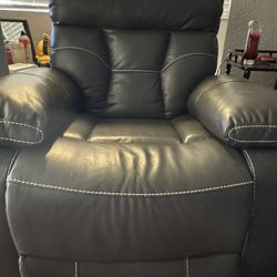 Grey Pleather Couch