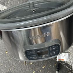 BLACK+DECKER Olla de Cocción Más Lenta Digital de 7 Cuartos