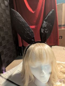 Black Bunny Ears Headband